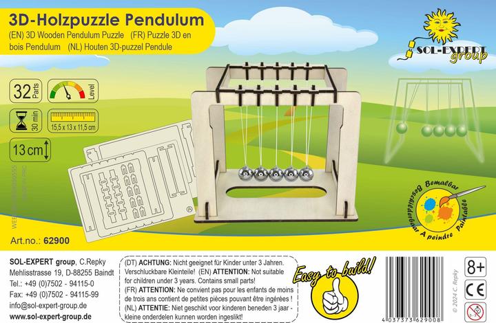 Actual product image Sol Expert Easy-Line Newton pendulum