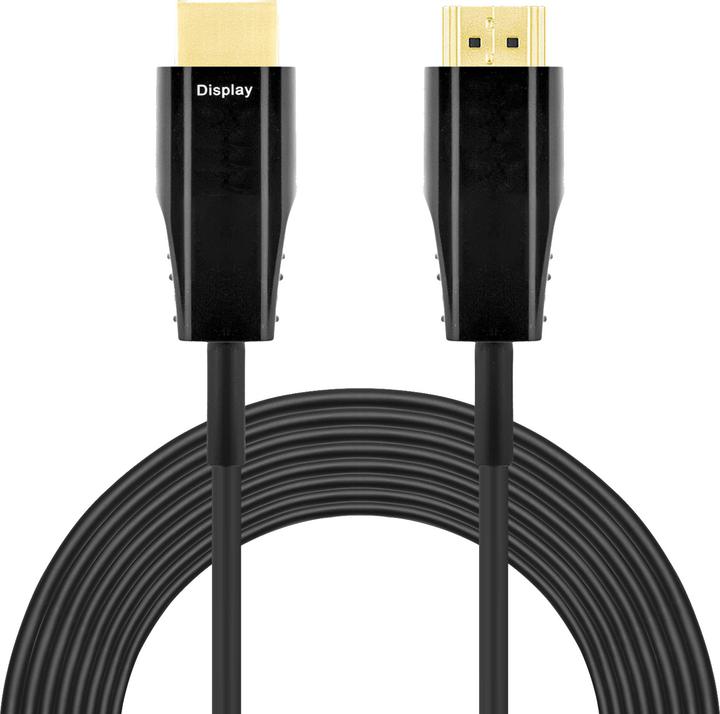 Produktbild Deltaco - AOC HDMI Kabel - Ultra High Speed Gecertificeerd - 20 Meter - Zwart (20 m, HDMI, 2.1)