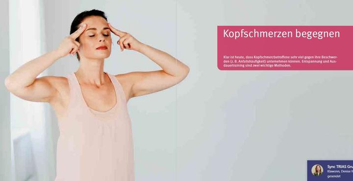 Produktbild Kopfschmerzen und Migräne - Das Übungsbuch (Deutsch, Benjamin Schäfer, 2024)