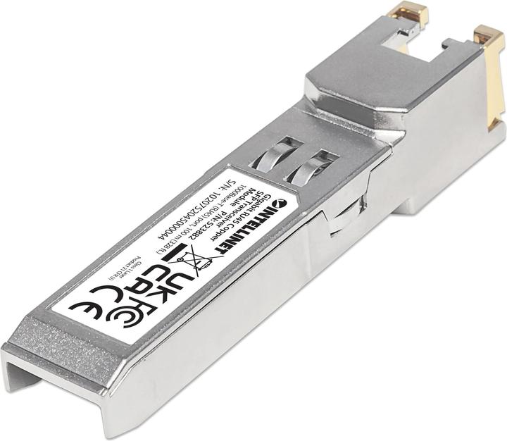 Actual product image Intellinet Gigabit SFP Mini-GBIC transceiver for cable