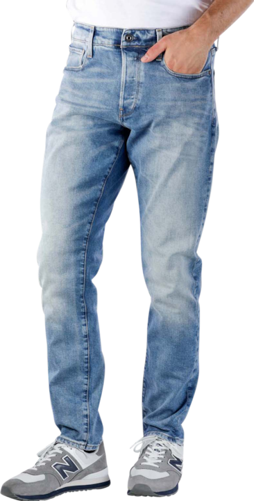 Produktbild G-Star 3301 Straight Tapered Jeans Elto Stretch indigo aged (W29/L32, W31/L32, W30/L32, W34/L34, W36/L32, W34/L32, W33/L32, W36/L34, W32/L34, W33/L34, W32/L32)