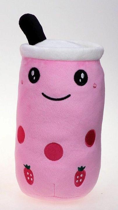 Triton Bubble Tea Boba PlÃ¼sch rosa, 20cm (20 cm)