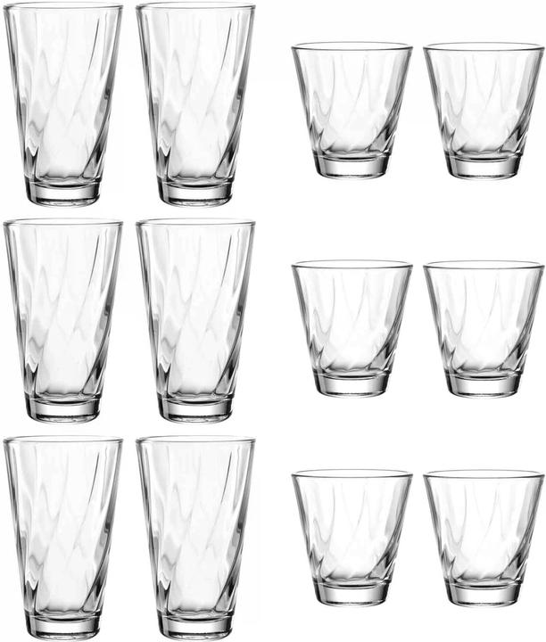 Immagine prodotto Leonardo Bicchiere Twist 515 ml, 1 pezzo, trasparente, vetro (0.52 l, 6x)