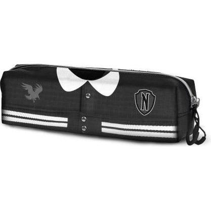 Karactermania, Etui, MERCREDI - Oxford Varsity - Trousse Carré '21x8x5,5cm'