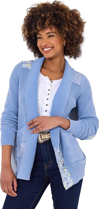 Produktbild Joe Browns Floral Patchwork Ribbed Cardigan (S)