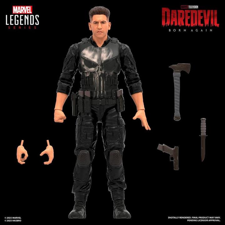 Produktbild Hasbro Daredevil: Born Again Marvel Legends Punisher