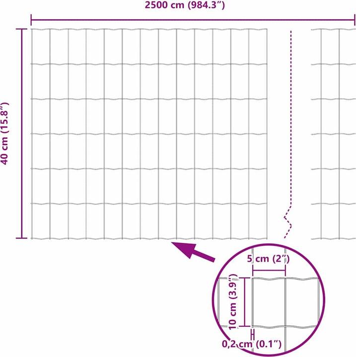 Produktbild vidaXL Eurozaun