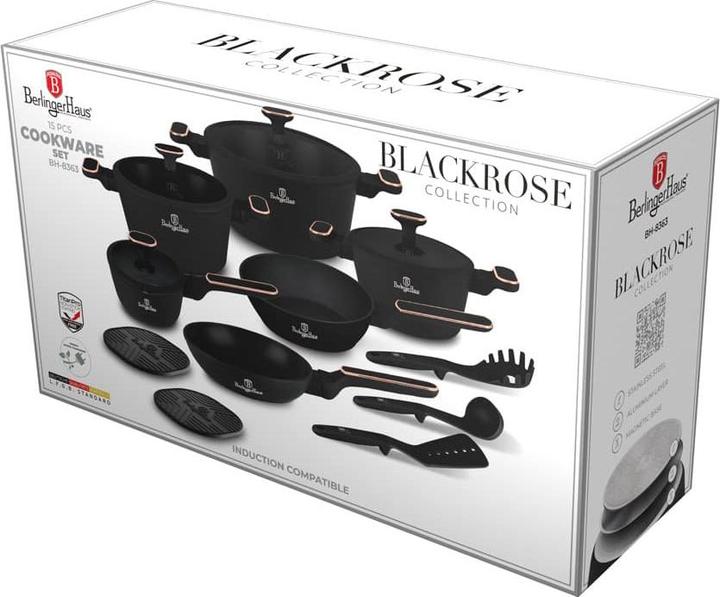 Produktbild BerlingerHaus Design Kochset (24 cm, Bratpfanne, Kochtopf, Aluminium)