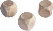 Rayher Wood cube FSC 100%, natural, 3 pieces