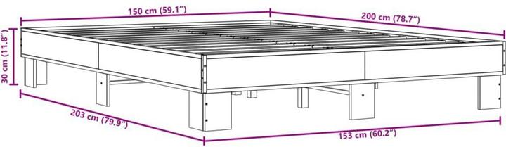 Image du produit vidaXL Bettgestell (150 x 200 cm)