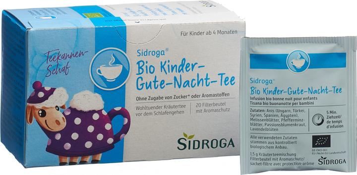 Immagine prodotto Sidroga Tè della buonanotte per i bambini (20 g)