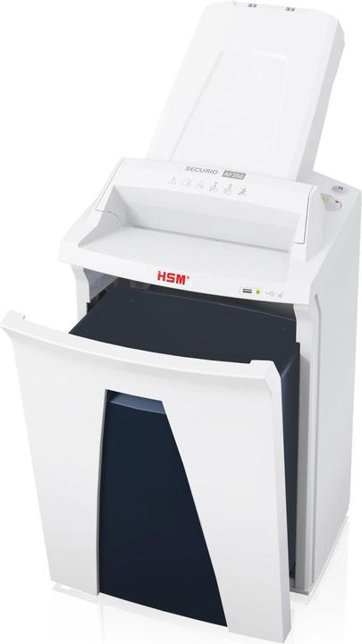 Produktbild HSM SECURIO AF350 Aktenvernichter mit Partikelschnitt P-6 0,78 x 11 mm 350 Blatt weiss (Partikelschnitt)