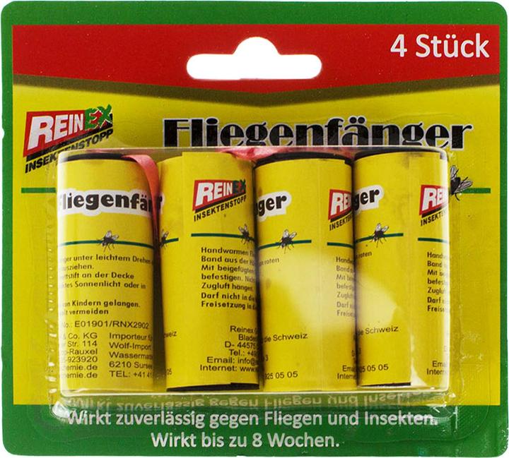 Reinex Fliegenfänger gelb 4 St.