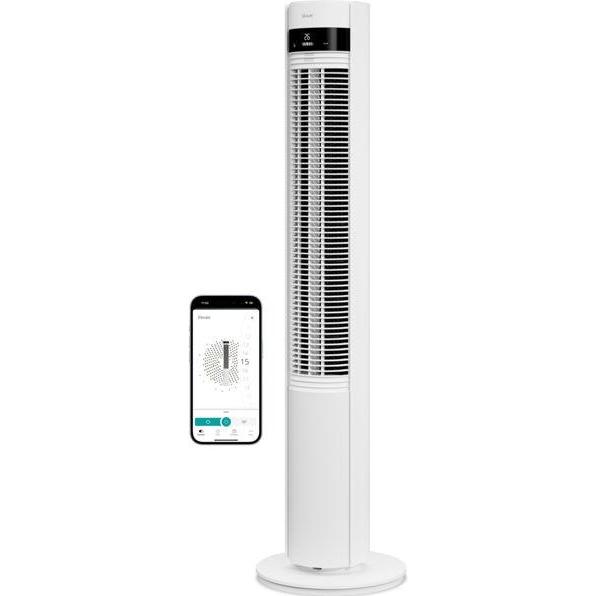 Duux Elevate Smart Tower Ventilator White, Ventilatore, Bianco