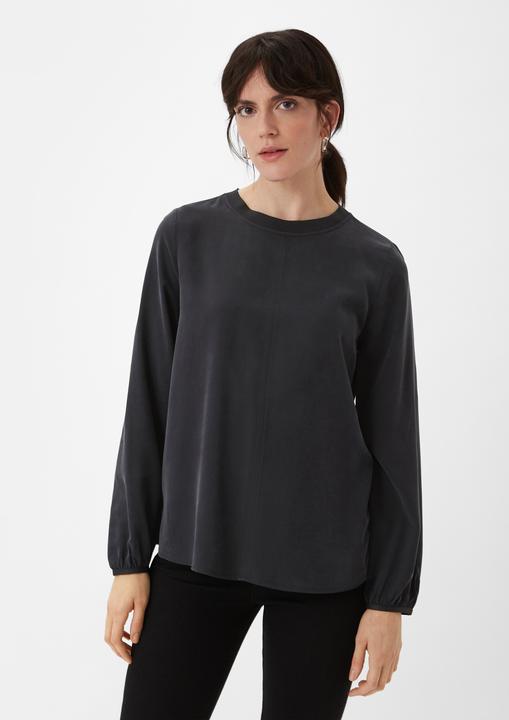 Produktbild Comma Bluse Langarmshirt aus fliessendem Modal (46)