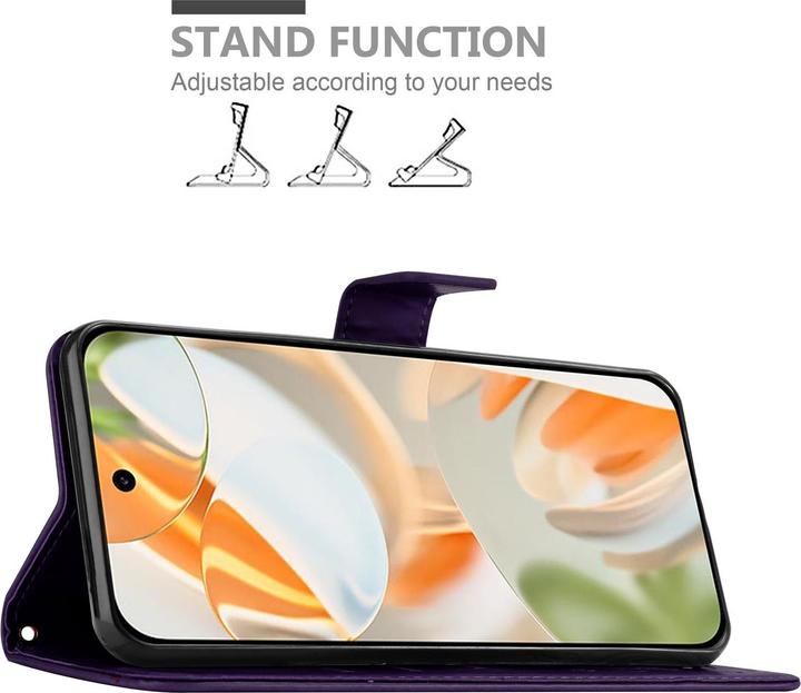 Actual product image Cadorabo Case for Google Pixel 9 PRO Flower Book (Google Pixel 9 Pro)