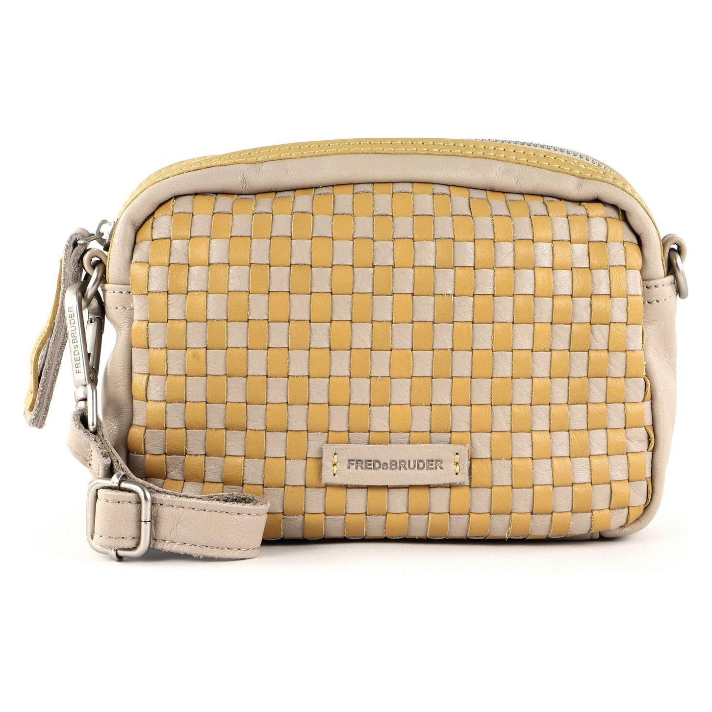 FredsBruder, Damen, Handtasche, Salas Camera Bag, Beige, Gelb