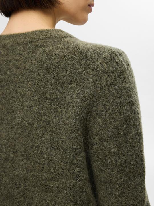 Actual product image Selected Knitted jumper with round neckline (XL)
