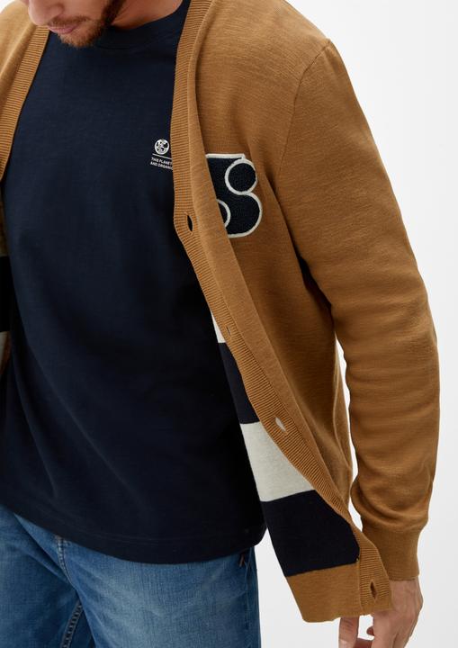 Produktbild s.Oliver Strickjacke Strick-Cardigan mit Knopfleiste (5XL)