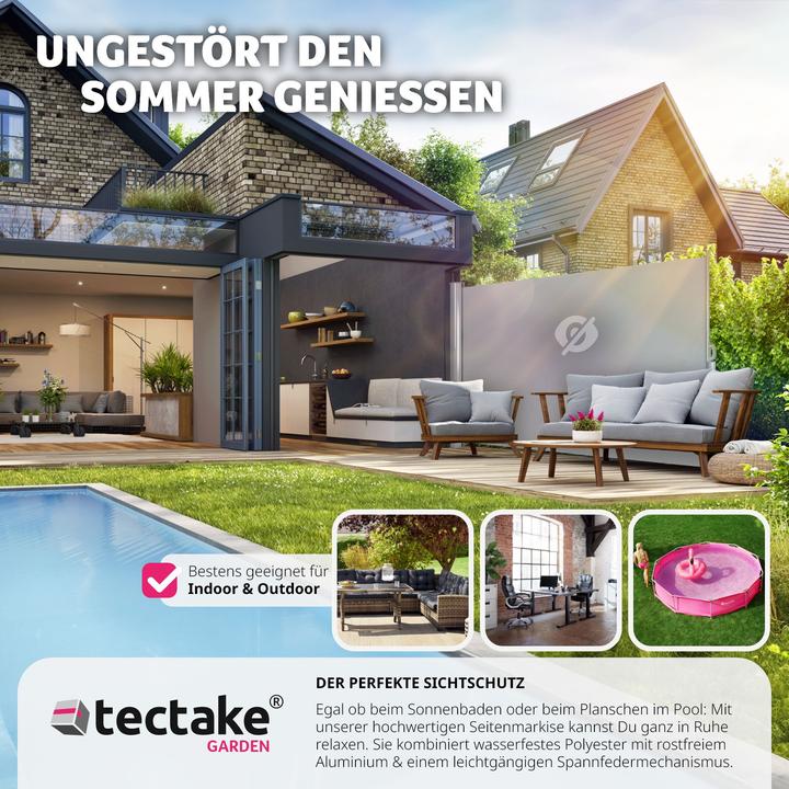 Produktbild tectake Seitenmarkise (3 m)