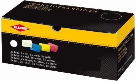 Kleiber Gesso da sarto, set da 10, colori assortiti