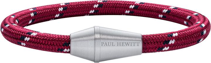 Produktbild Paul Hewitt Bracelet Conic Silver Nylon Red Black White M (19 cm, Nylon)