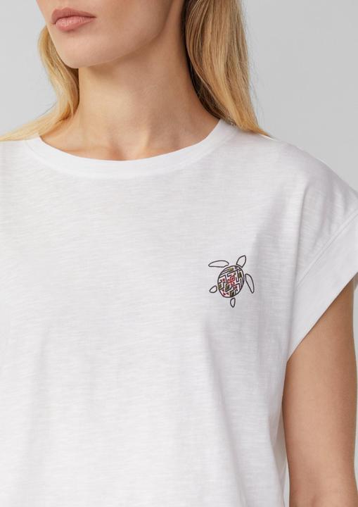 Produktbild S.Oliver T-Shirt T-Shirt im Relaxed Fit mit kleinem Artwork (48)
