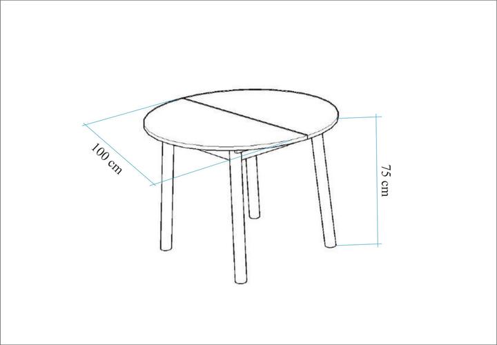 Actual product image Homitis Vina (100 x 100 x 75 cm)