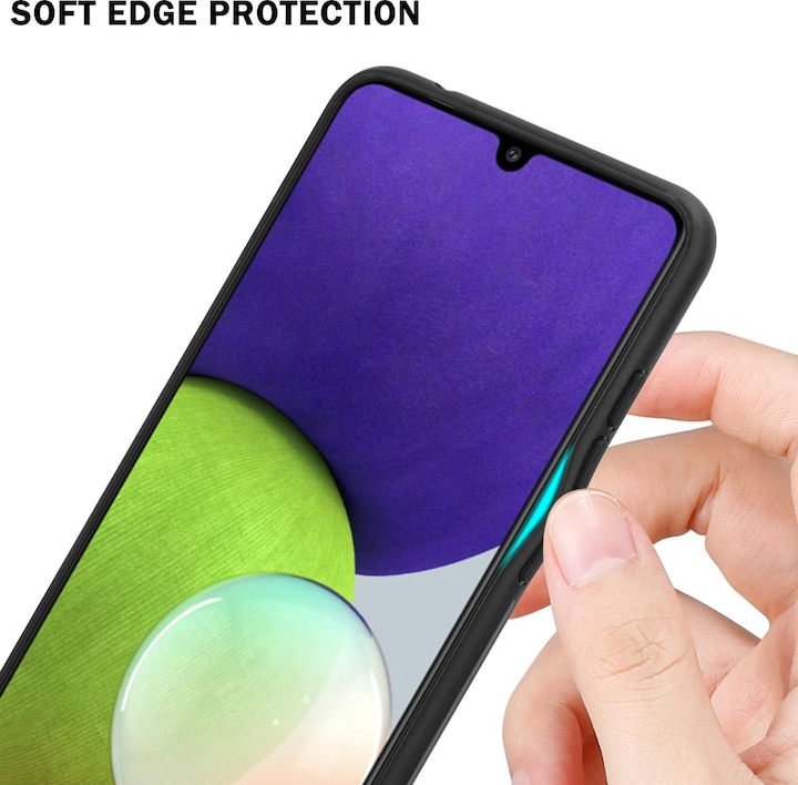 Productafbeelding Cadorabo TPU 2 Kleuren Glazen Hoesje (Samsung Galaxy M22, Samsung Galaxy A22, Samsung Galaxy A32)
