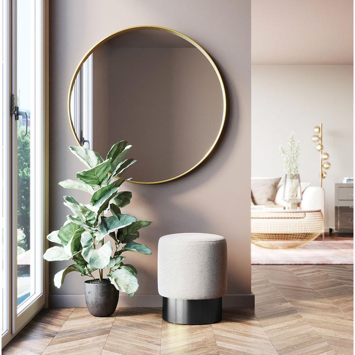 Actual product image Kare Design Stool Cherry Cream Black Ø36cm