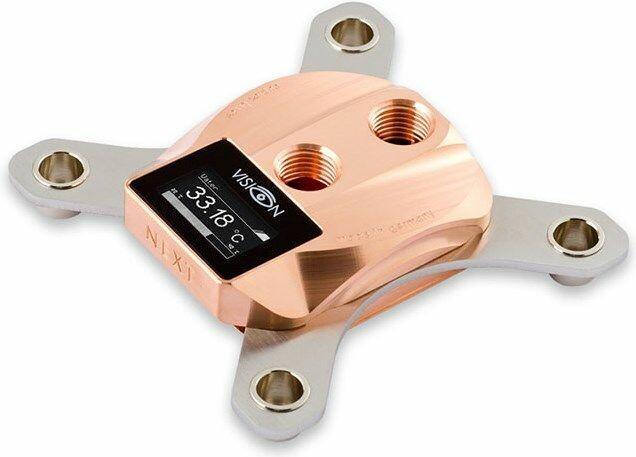 Aqua Computer Aquacomputer cuplex kryos NEXT mit VISION 1700, Kupfer/Kupfer