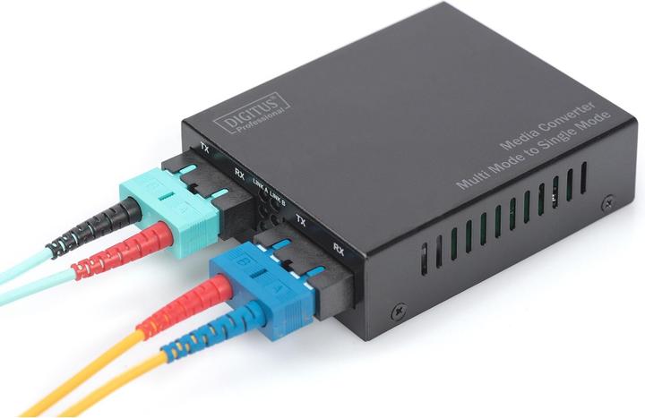 Produktbild Digitus Gigabit Multimode zu Singlemode Medien Konverter SC zu SC Wellenlänge 850nm 1310nm bis zu 20km üb...