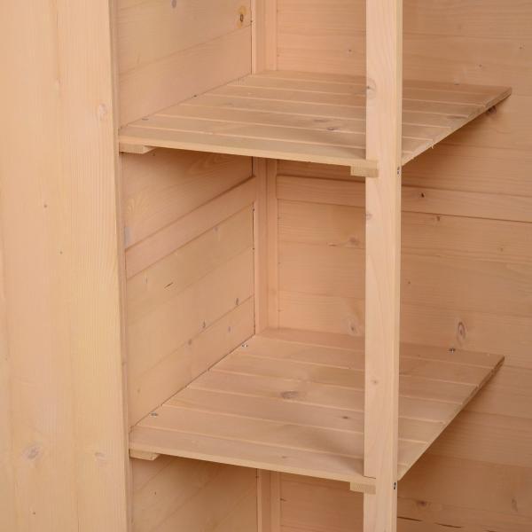 Produktbild Outsunny Gerätehaus mit Regalböden