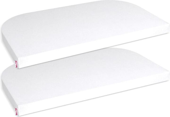 Produktbild Babybay Spannbettlaken Spannbetttuch 2er Pack Deluxe aus Jersey für (43 x 81 cm)