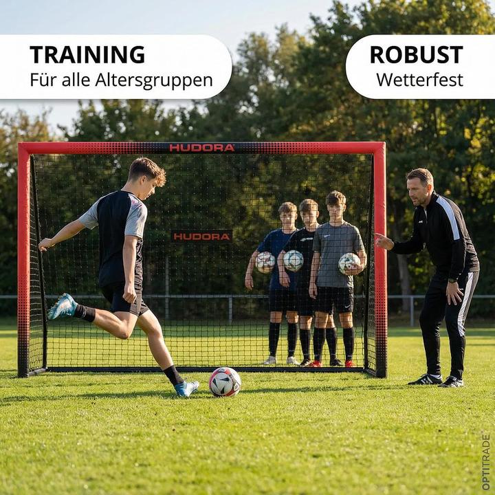 Actual product image Hudora Fussballtor Pro Tect 240 Advanced