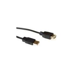 Thumbnail - ACT USB 2.0 extensioncable USB A male (3 m, USB 2.0), USB Kabel