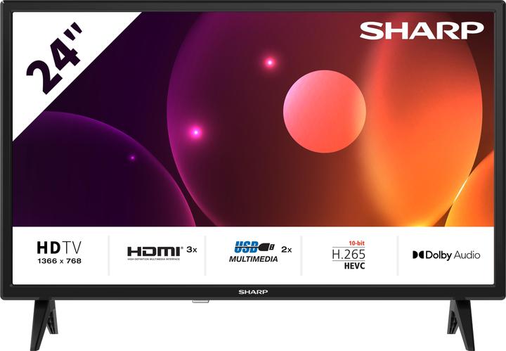 Actual product image Sharp 24FH2EA (24", LED, HD, 2023, DE)