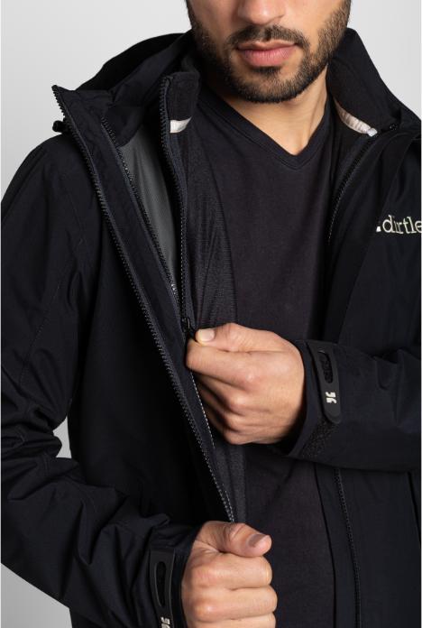 Productafbeelding dirtlej weathershield raincoat, black (M)