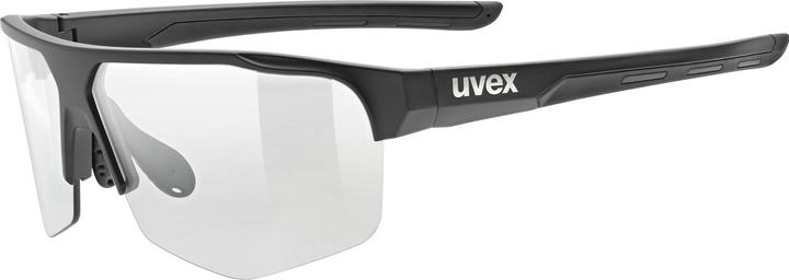 Uvex Sports axos set (black matt (silver), Mirror Silver, Clear)
