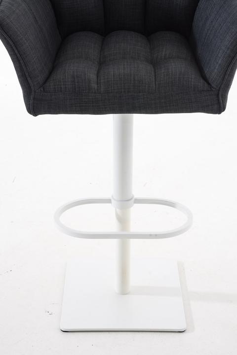 Actual product image CLP Barstool Damaso W Fabric, dark grey