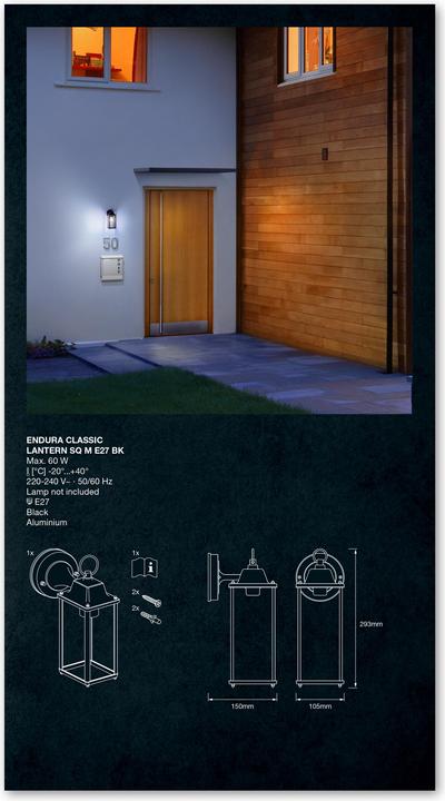 Produktbild Ledvance Endura Classic Lantern (E27, IP23)