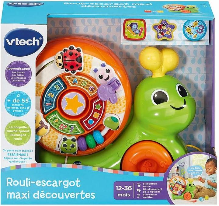 Immagine prodotto VTech Rouli-escargot maxi découvertes (Francese, 0.75 - 3 anni)