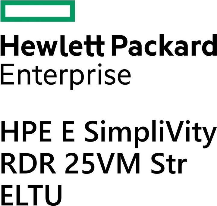 Produktbild HPE E SimpliVity RDR 25VM Str E-LTU