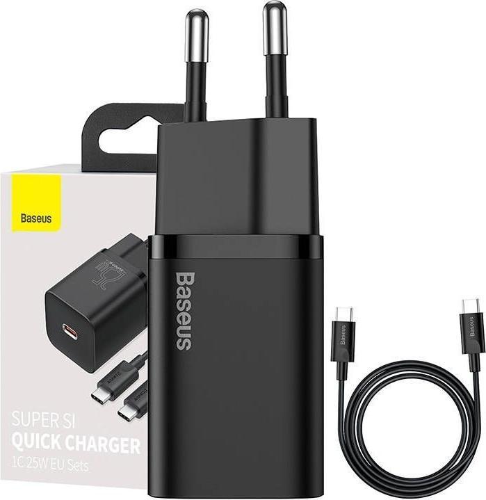 Actual product image Baseus Super Si Set Quick Charger (25 W)