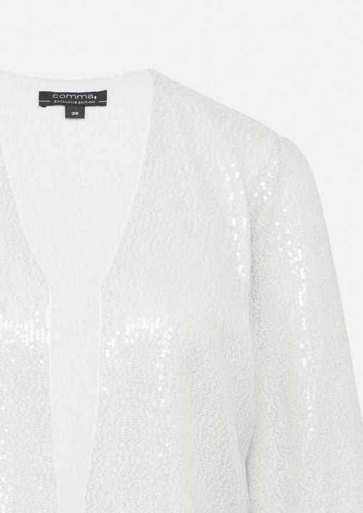 Produktbild Comma Bluse Festiver Cardigan mit Pailletten (46)