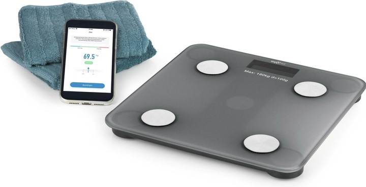 Image du produit Maxxmee Balance d'analyse corporelle (180 kg)