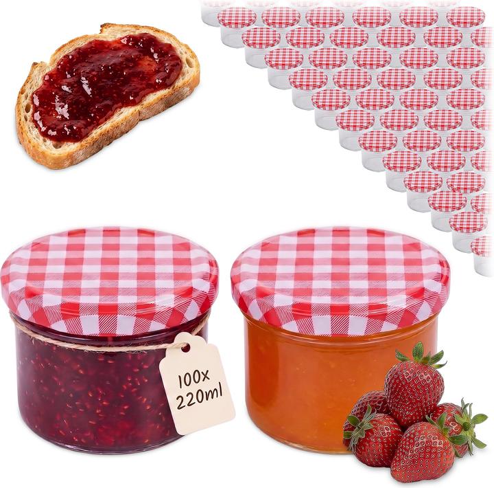 Produktbild Relaxdays Einmachgläser-Set (0.22 l)