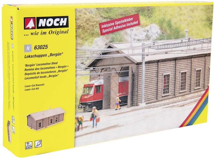 Produktbild Noch RhB Lokschuppen Bergün Spur N