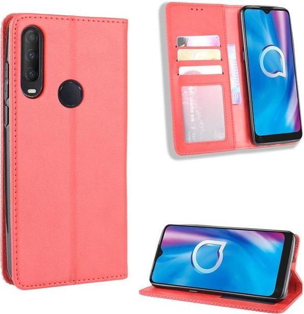 Image du produit MU Classic Série rétro de couvertures de livres en cuir (1S (2020), Alcatel 3X (2020))