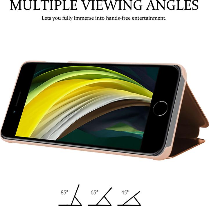 Immagine prodotto Cadorabo Copertina per specchietto retrovisore Smart View a libro (Apple iPhone SE (seconda generazione), Apple iPhone 7)